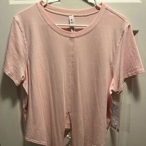 Lululemon Time To Restore short sleeve-pink